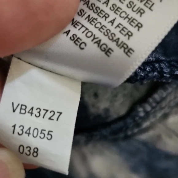 Cupio Blouse Womens Medium tye die blue Crochet Lace Fairy Boho Grunge Bell - Picture 8 of 14